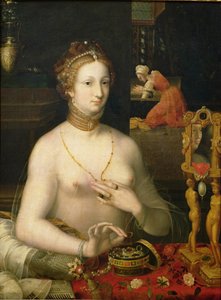 Femme à sa toilette, 1585-95